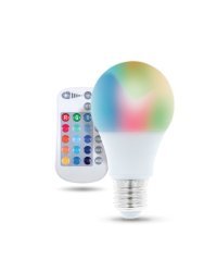 Forever Light E27 LED Лампочка A60 / 9W / 720 lm / 3000K / RGB / белый