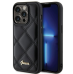 Guess Quilted Metal Logo Case Защитный Чехол для Apple iPhone 15 Pro
