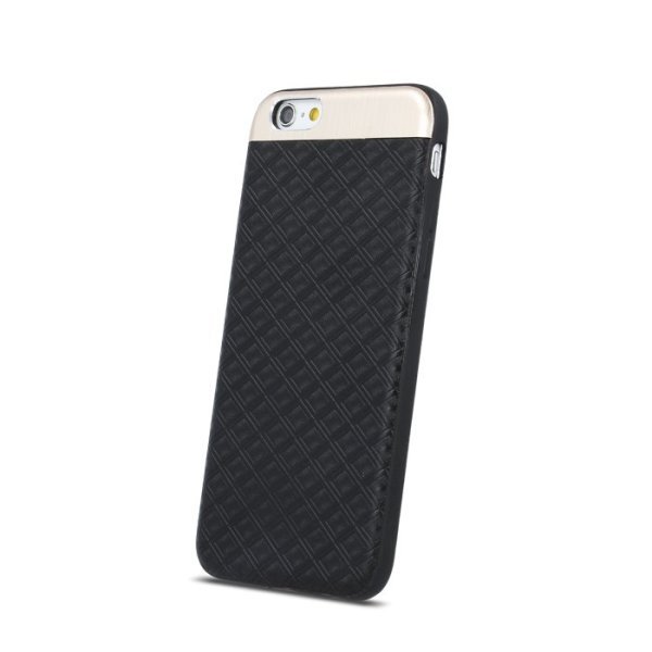 Beeyo Skin Силиконовый Чехол С Текстурой и Металлическими Элементами для Samsung G950 Galaxy S8 Черный