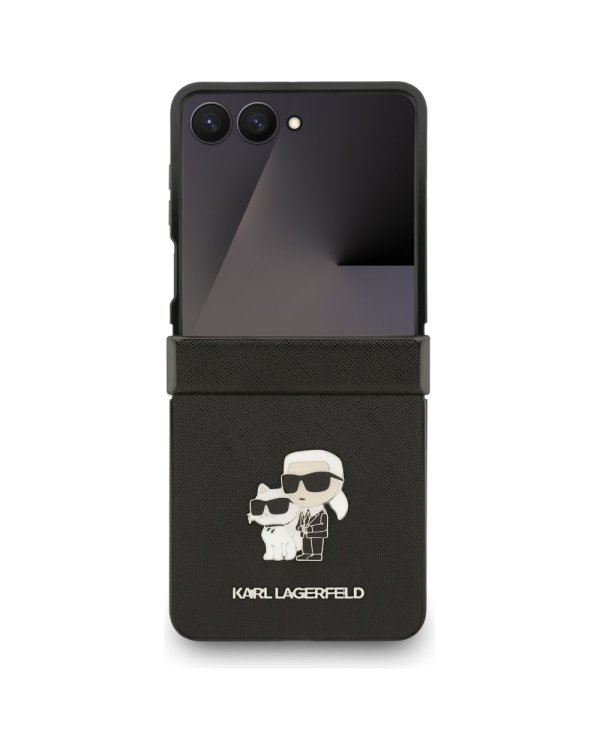 Karl Lagerfeld PU Saffiano Karl and Choupette Case Чехол для Samsung Galaxy Z Flip7