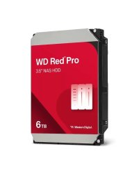 Western Digital RED Pro Жесткий диск HDD / 6 ТБ / 3,5"/ 7200 об/мин / 256 МБ / 220 Мбит/с