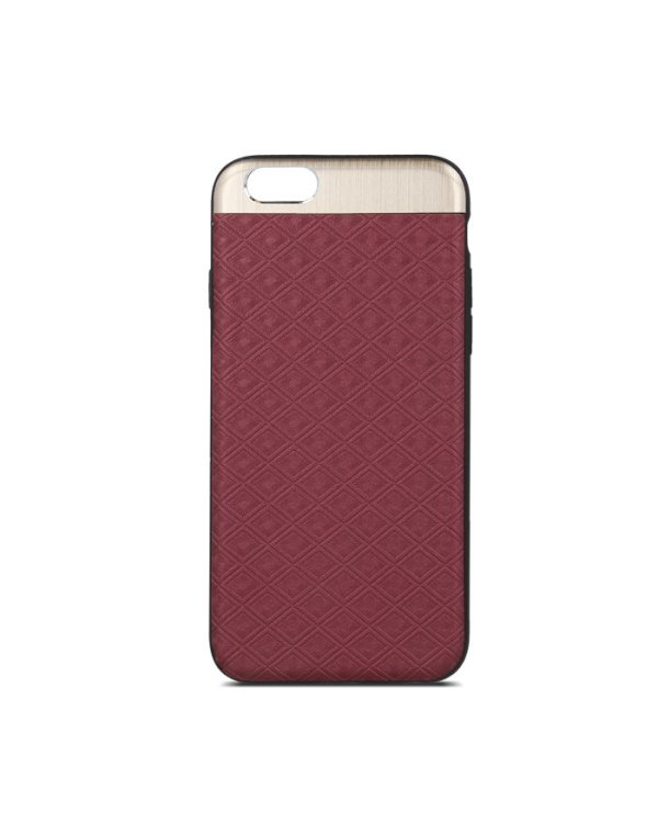 Beeyo Skin Силиконовый Чехол С Текстурой и Металлическими Элементами для Samsung G950 Galaxy S8 Красный