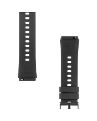 Tactical Quick Release Silicone Band Ремешок для часов 18mm / чёрный