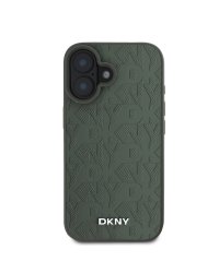 DKNY PU Leather Grid Pattern Magsafe Case Чехол для Apple iPhone 16