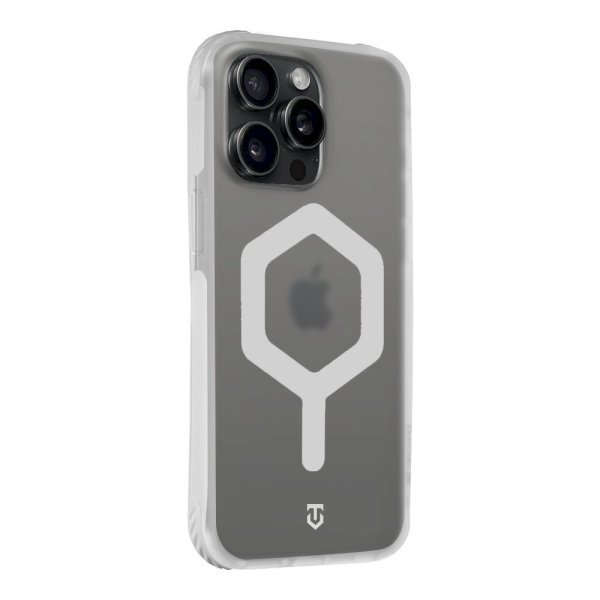 Tactical MagForce Hexagon Cover Защитный чехол для Apple iPhone 15 Pro Max / белый