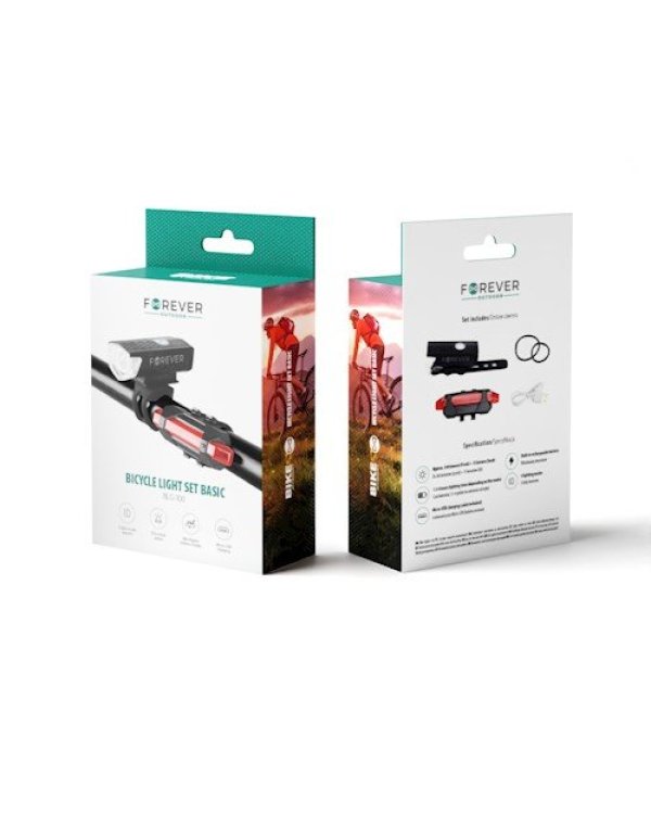 Forever Basic BLG-100 Kомплект велосипедных фонарей