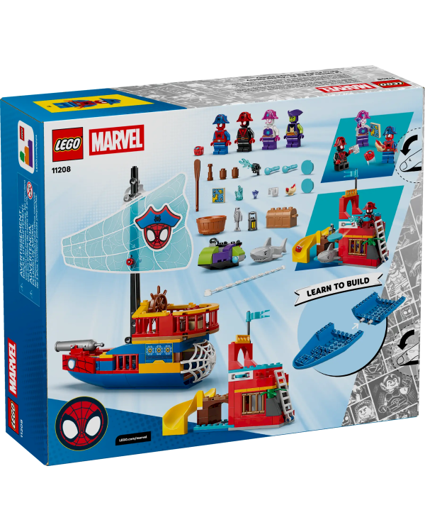 LEGO 11208 Marvel Spidey Корабль-пираты команды Спайди Конструктоp