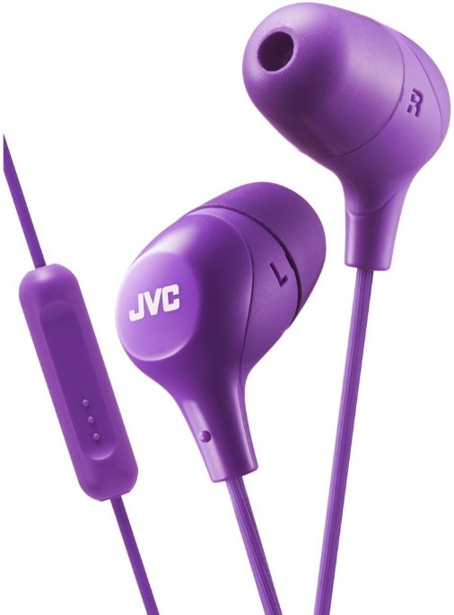 JVC HA-FX38M-P-E Marshmallow наушники с пультом и микрофоном