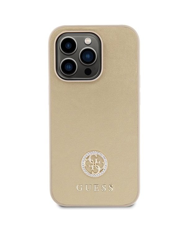 Guess Strass Metal Logo Back Case Защитный Чехол для Apple iPhone 15 Pro