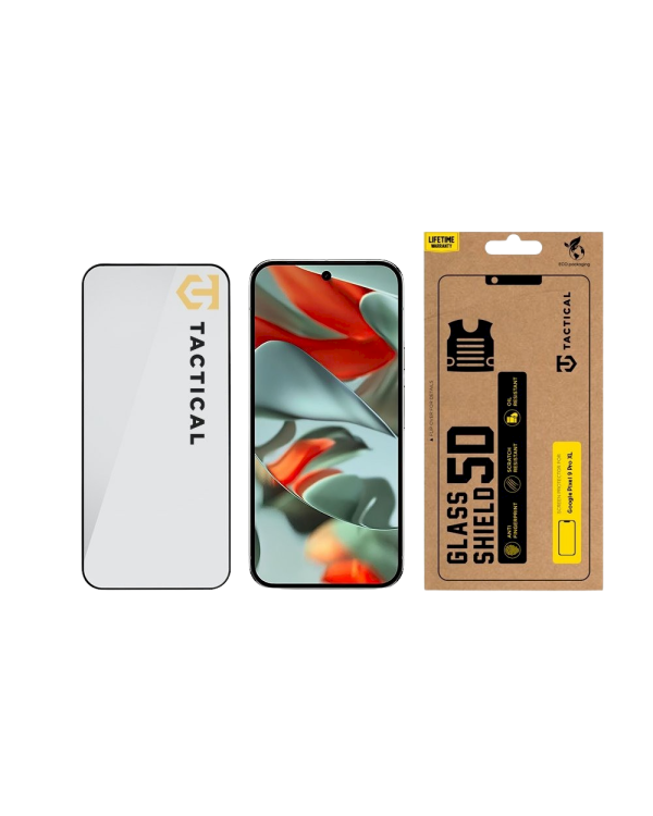 Tactical Glass Shield 5D Защитное стекло для Google Pixel 9 Pro XL / чёрный