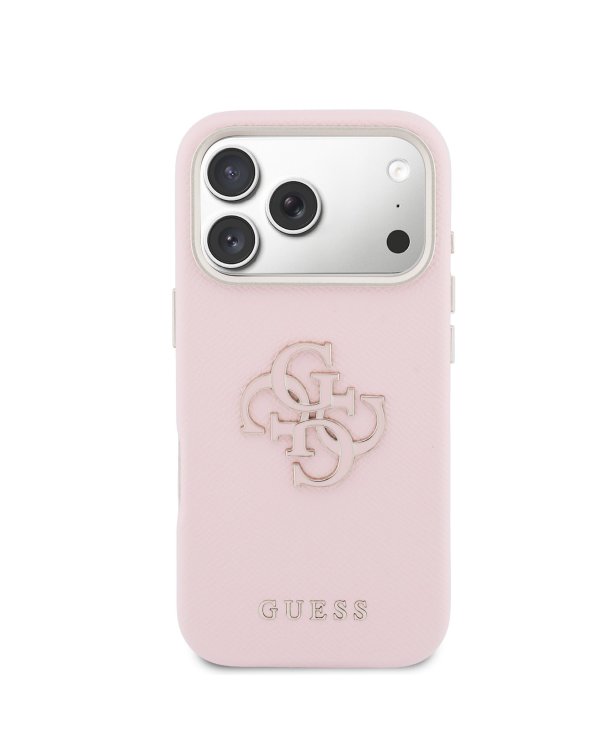 Guess PU Resin Logo Case Чехол для Apple iPhone 17 Pro Max