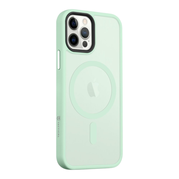 Обложка книги «Tactical MagForce Hyperstealth Cover Защитный чехол для iPhone 12/12 Pro / пляжно-зелёный»