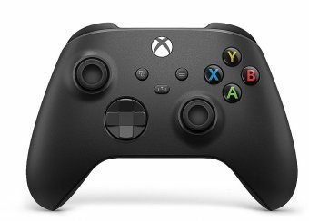 Microsoft Xbox Wireless Controller Carbon Black Игровой контроллер / чёрный / USB-C / Bluetooth (1V8-00015)