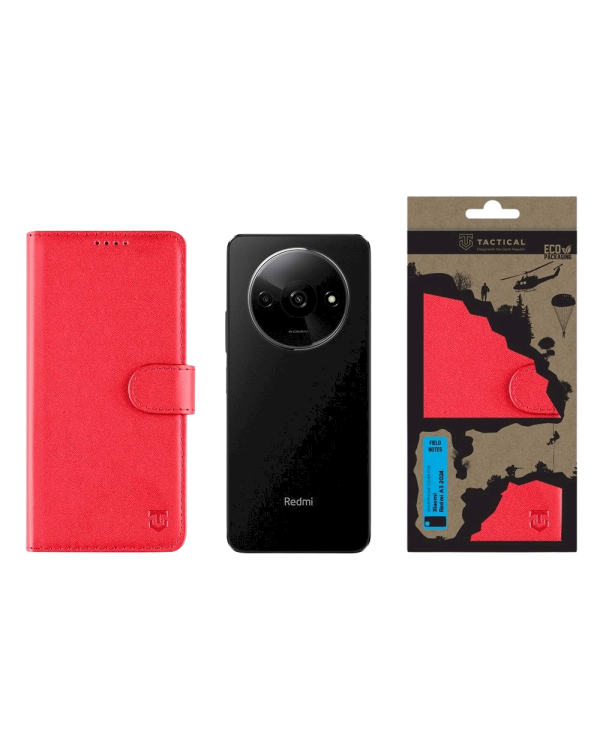 Tactical Field Notes Защитный чехол для Xiaomi Redmi A3 2024 / красный