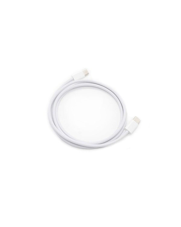 RoGer APUSC1 USB-C на USB-C Кабель данных и заряда 1m / в белой оплетке
