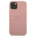 Guess GUHCP13MPSASBPI Saffiano Stripe Back Case Чехол для Apple iPhone 13 Rose