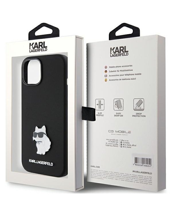 Karl Lagerfeld KLHCP15MSMHCNPK Чехол для Apple iPhone 15 Plus / 14 Plus