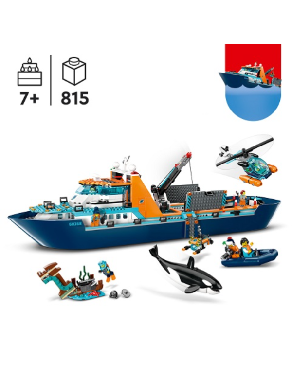 LEGO 60368 City Arctic Explorer Ship Конструктор