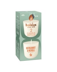 Bolsius CleanLight Сменные Свечи 2шт Bergamot&Neroli