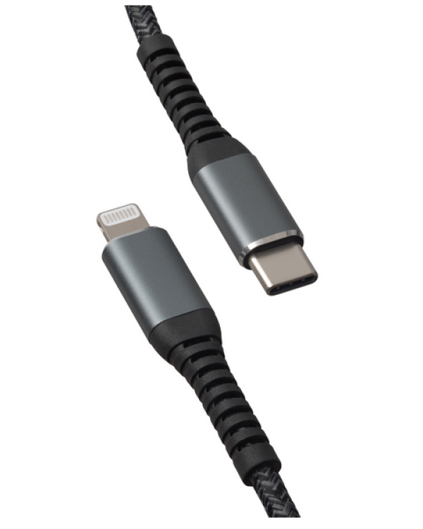 Qualo QRC-CL-01 USB-C / Lightning 2.4A Кабель 1m