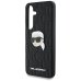 Karl Lagerfeld Leather Monogram Pin Logo Karl Head Чехол для Samsung Galaxy S25 Plus