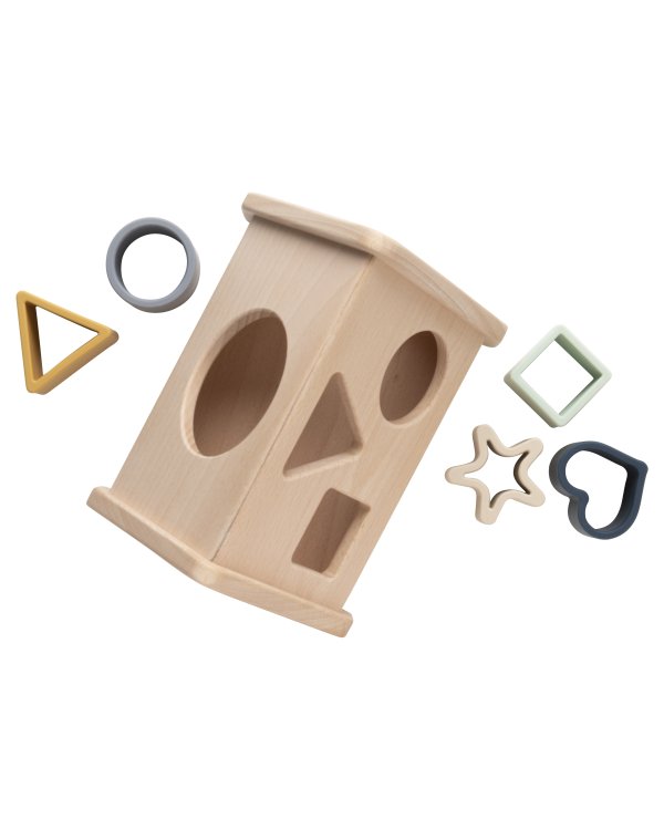 Дополнительное изображение книги «Baby's Only Puzzle Box BO-860.863.800.50 Деревянная игрушка-сортировщик фигур»