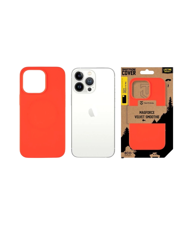 Tactical MagForce Velvet Smoothie Cover Защитный чехол для Apple iPhone 13 Pro / чили