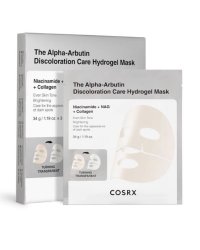 COSRX The Alpha‑Arbutin Discoloration Care Гидрогелевая Маска Для Лица 3 шт