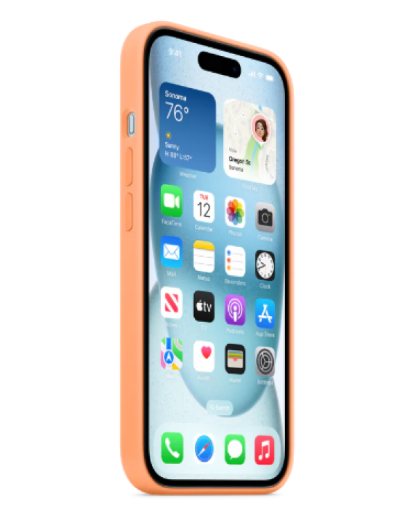 Apple MT0W3ZM/A Silicone Чехол для Apple iPhone 15