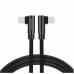 Swissten Плетеный L Типа Универсальный Quick Charge 3.1 USB-C на USB-C Кабель данных 1.2 m