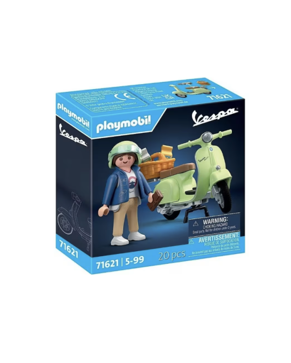 Дополнительное изображение книги «Playmobil 1969 Vespa 150 Sprint Veloce Конструктор Светло-зеленый»