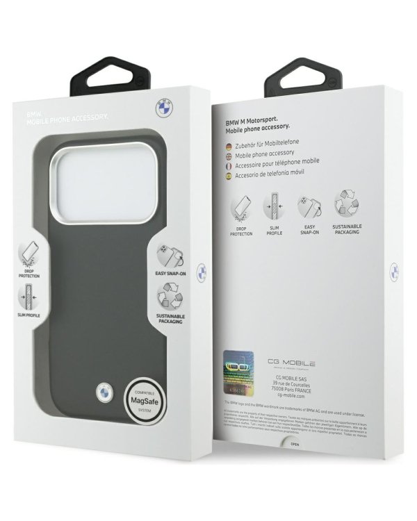 BMW Sign Full Wrapped Metal MagSafe Case Защитный Чехол для Apple iPhone 17 Pro