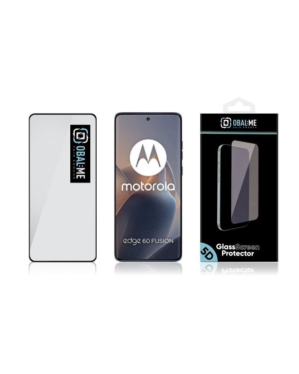 Дополнительное изображение книги «OBAL:ME 5D Glass Screen Protector Защитное стекло для Motorola Edge 60/60 Pro/60 Fusion / чёрный»