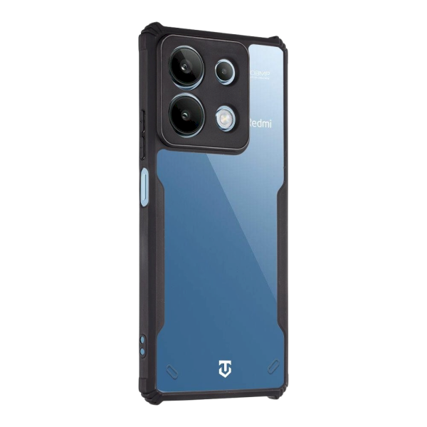 Tactical Quantum Stealth Cover Защитный чехол для Xiaomi Redmi Note 13 5G / прозрачный/чёрный