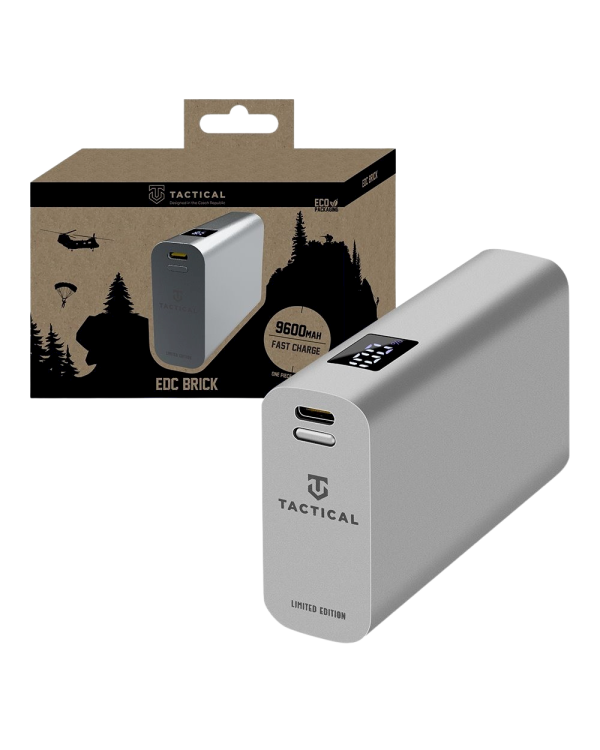 Tactical EDC Brick Powerbank Raw Зарядная батарея 9600mAh