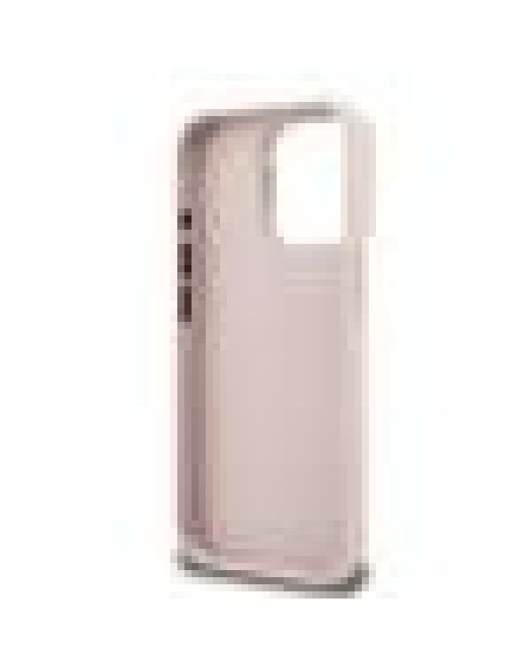Guess PU Grained 4G Logo Stand Camera Frame Case Защитный чехол для iPhone 15 Pro / розовый