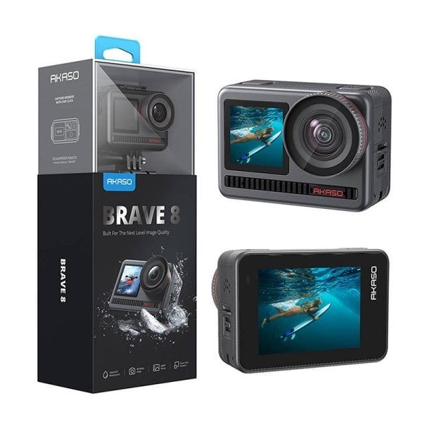 Akaso Brave 8 Камера 4K / 60FPS / 48MP