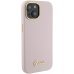 Guess Silicone Script Metal Logo & Frame Back Case Защитный Чехол для Apple iPhone 15