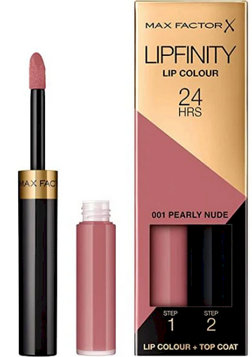 Max Factor Lipfinity 001 Pearly Nude Помада Для Губ 4 ml