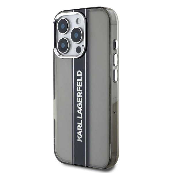 Karl Lagerfeld IML Stripe Logo Case Чехол для Apple iPhone 16 Pro