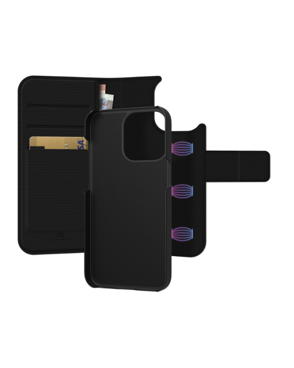 Black Rock 2 in 1 Wallet Detachable Защитный Чехол для Apple iPhone 13 Pro