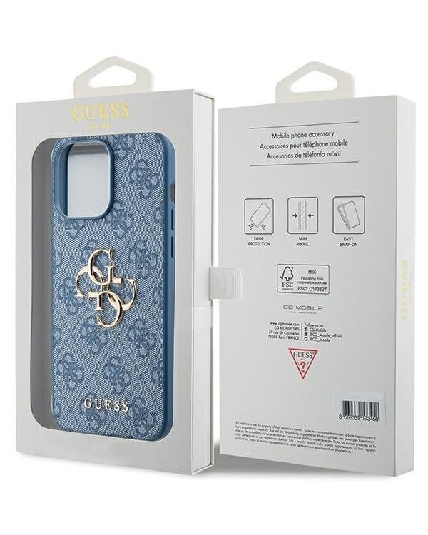 Guess GUHCP15X4GMGBL Чехол для Apple iPhone 15 Pro Max
