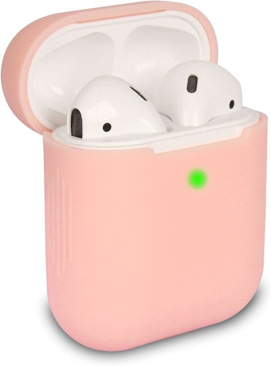 RoGer APODS Силиконовый чехол для Airpods / розовый