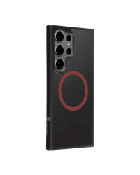Tactical MagForce Hyperstealth 2.0 Cover Защитный чехол для Samsung Galaxy S24 Ultra / чёрный/красный
