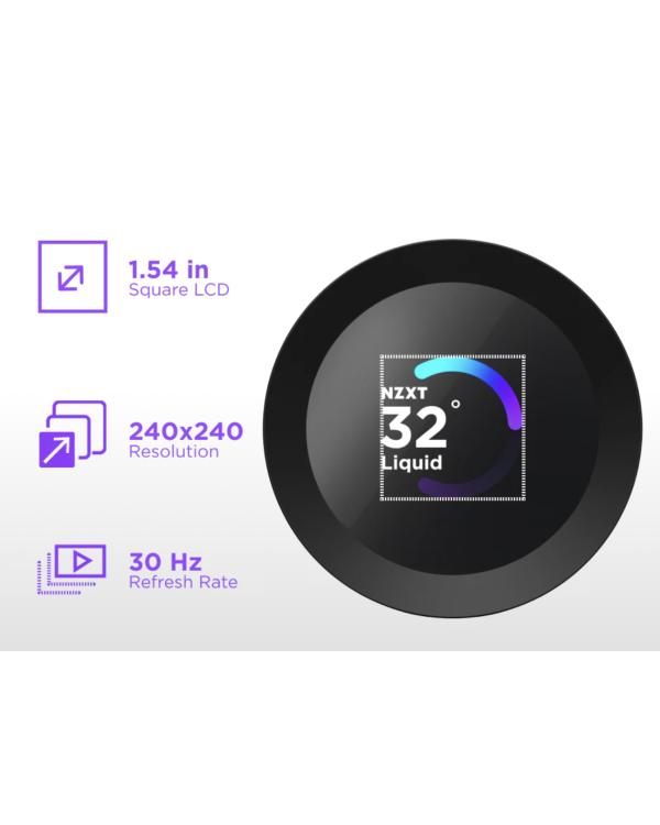 NZXT Kraken Plus Водяной кулер 240 / RGB / LCD