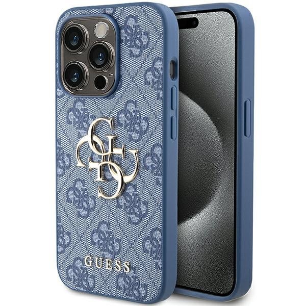 Guess GUHCP15L4GMGBL Чехол для Apple iPhone 15 Pro