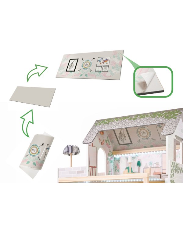 Lulilo Деревянный Кукольный дом Floro Boho 70cm