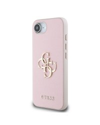 Guess PU Grained 4G Metal Logo Case Чехол для Apple iPhone 16e