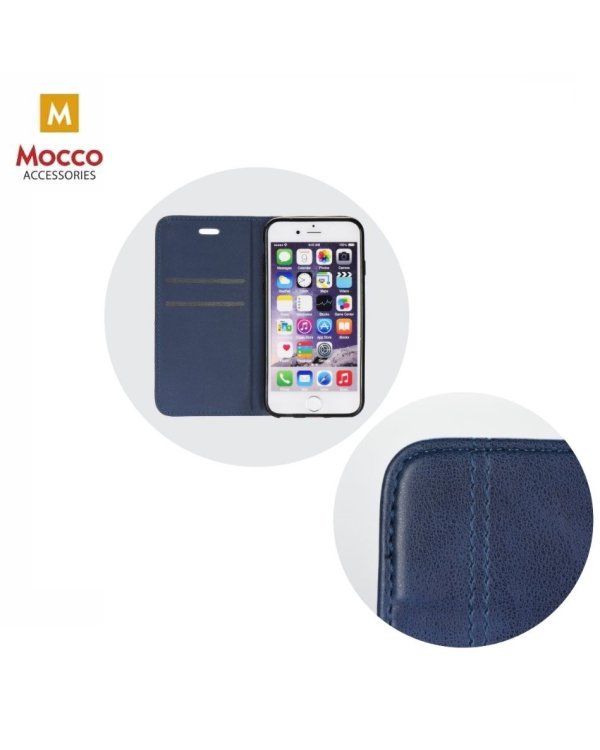 Mocco Smart Focus Book Case Чехол Книжка для телефона Apple iPhone XS / X Синий