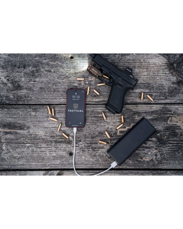 Tactical Smooth Thread USB-C/Lightning Кабель 1m / белый